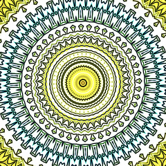 abstract ornamental mandala