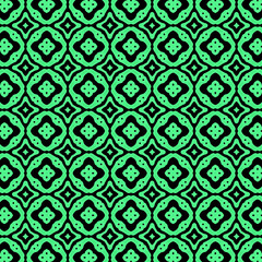 ornamental painted kaleidoscopic pattern tile