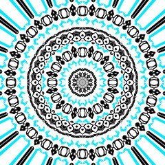 Mandala background. Vintage decorative elements. Hand drawn background. Islam, Arabic, Indian, ottoman motifs.