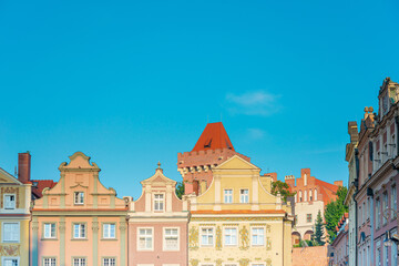 Street view of Old Town, Poznan, Poland
