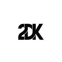 2dk letter original monogram logo design