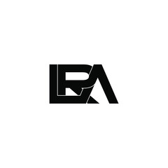 lra letter original monogram logo design