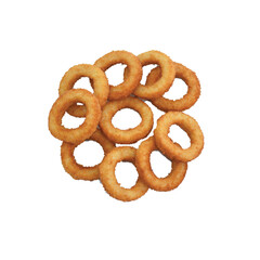 onion rings, fast food, food presentation isolated