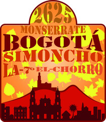 Bogota tourism poster
