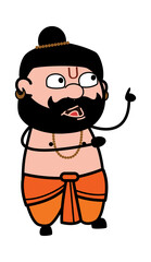 Cartoon Pandit Communicating