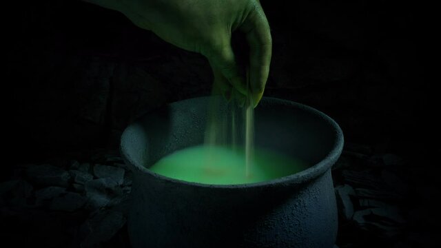 Magic Potion Being Made Fantasy Scene