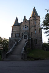 Fototapeta na wymiar castle in the vaxjo sweden