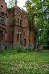 Fototapeta na wymiar ruins of an old castle Ukraine