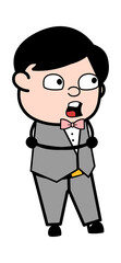 Arms Folded Groom Cartoon Talking
