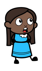 Arms Folded Black Girl Cartoon Talking