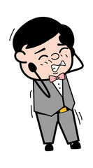 Annoyed Groom Cartoon
