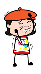 Annoyed Artist Cartoon