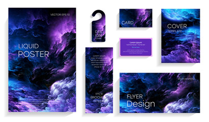 Colorful Nebula in Space Background. Deep space. Vector illustration of a space nebula © Andrey KENO