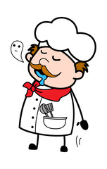 Soul Leaving Businessman Body Cartoon