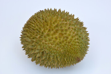 Durian on a white background