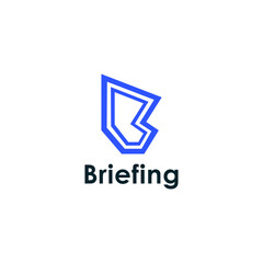 B, Briefing Logo