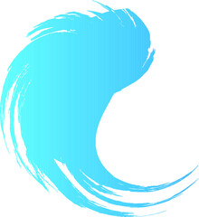 Audio Sound  logo . Music Equalizer Waves . Swirl Icon.