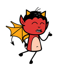 Devil Cartoon Arguing