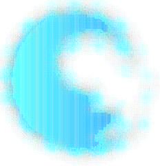 Audio Sound  logo . Music Equalizer Waves . Swirl Icon.
