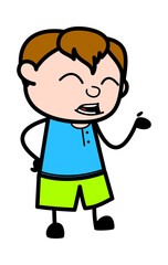 Teen Boy Cartoon Arguing