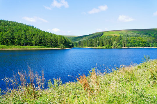 On the banks of Derwent Reservoir looking across to a small inlet