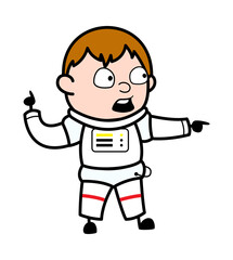Blaming Astronaut Cartoon