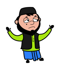 Regret Muslim Man Cartoon