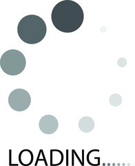 loading icon. Download progress indicator