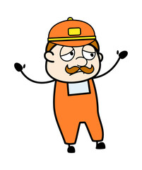 Regret Delivery Man Cartoon