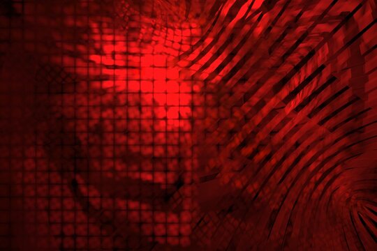 Red abstract mosaic, mysterious magic pattern. Background for design and decoration