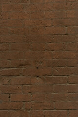 Obraz premium brick brown wall texture. background of a old brick house.