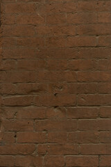 brick brown  wall texture. background of a old brick house.