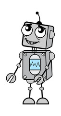 Day Dreaming Robot cartoon