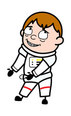 Day Dreaming Astronaut cartoon