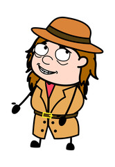 Day Dreaming Investigator cartoon