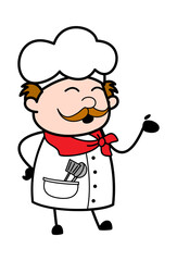 Cartoon Businessman Speaking