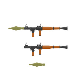 RPG Rocket Launcher Vector Illustration Icon