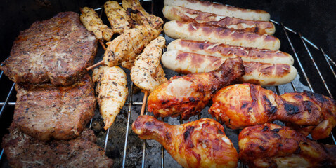 Grillfleisch Variationen