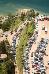 Fototapeta premium aerial view of beach