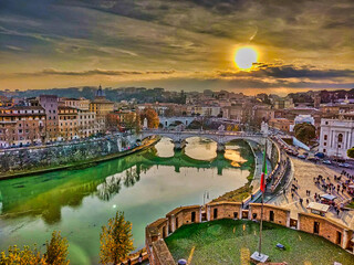A view of Castel of St Angelo