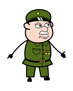 recommend clip art: Military Man Expressionless Face Cartoon