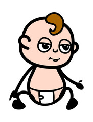 Baby Expressionless Face Cartoon