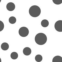 Dots seamless pattern. Random circles texture background.