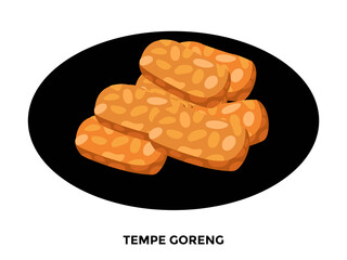 illustration of popular food in Indonesia. bakso, nasi goreng, gudeg, pecel lele, tempe penyet, nasi campur, sup buntut, ikan bakar, tempe goreng, nasi uduk, gulai, tongseng, ayam penyet, sate ayam, s