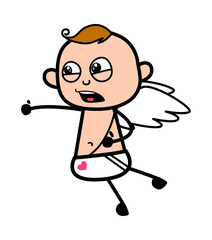 Frustrated Cartoon Angel yelling