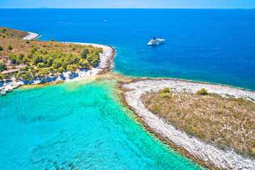 Pakleni Otoci islands yachting destination arcipelago aerial view