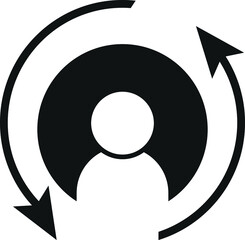 agile icon. manager icon