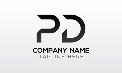 Initial PD Letter Logo With Creative Modern Business Typography Vector Template. Creative Letter PD Logo Vector.