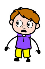 Shocked Boy Cartoon