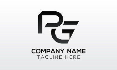 Obraz premium Initial PG Letter Logo With Creative Modern Business Typography Vector Template. Creative Letter PG Logo Vector.